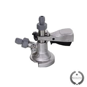 

A-Type Keg Coupler S.S (with Pressure Relief Valve; 2 x Duotight KL06903)