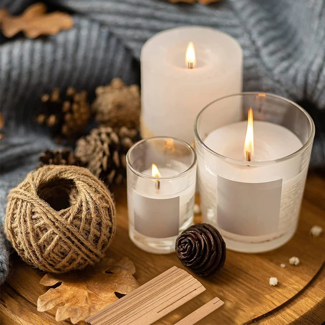 Mechas De Algodón Enceradas 25 Pasadas 20cm. – Importadores De Insumos