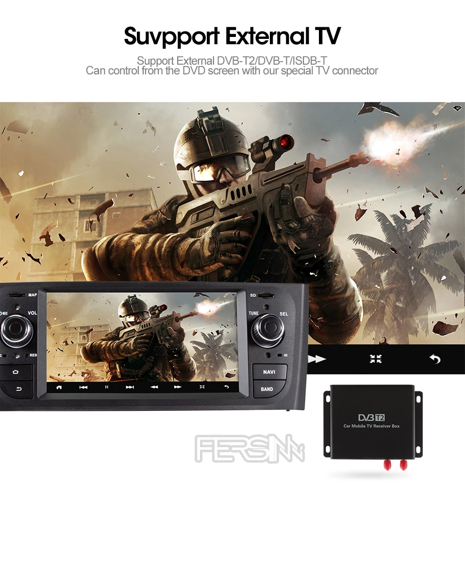 Fersinny android 9,0 автомобильный dvd для Гранд пунто 2006 2007 2008 2009 2010 2011 2012 автомобиль радио gps навигации