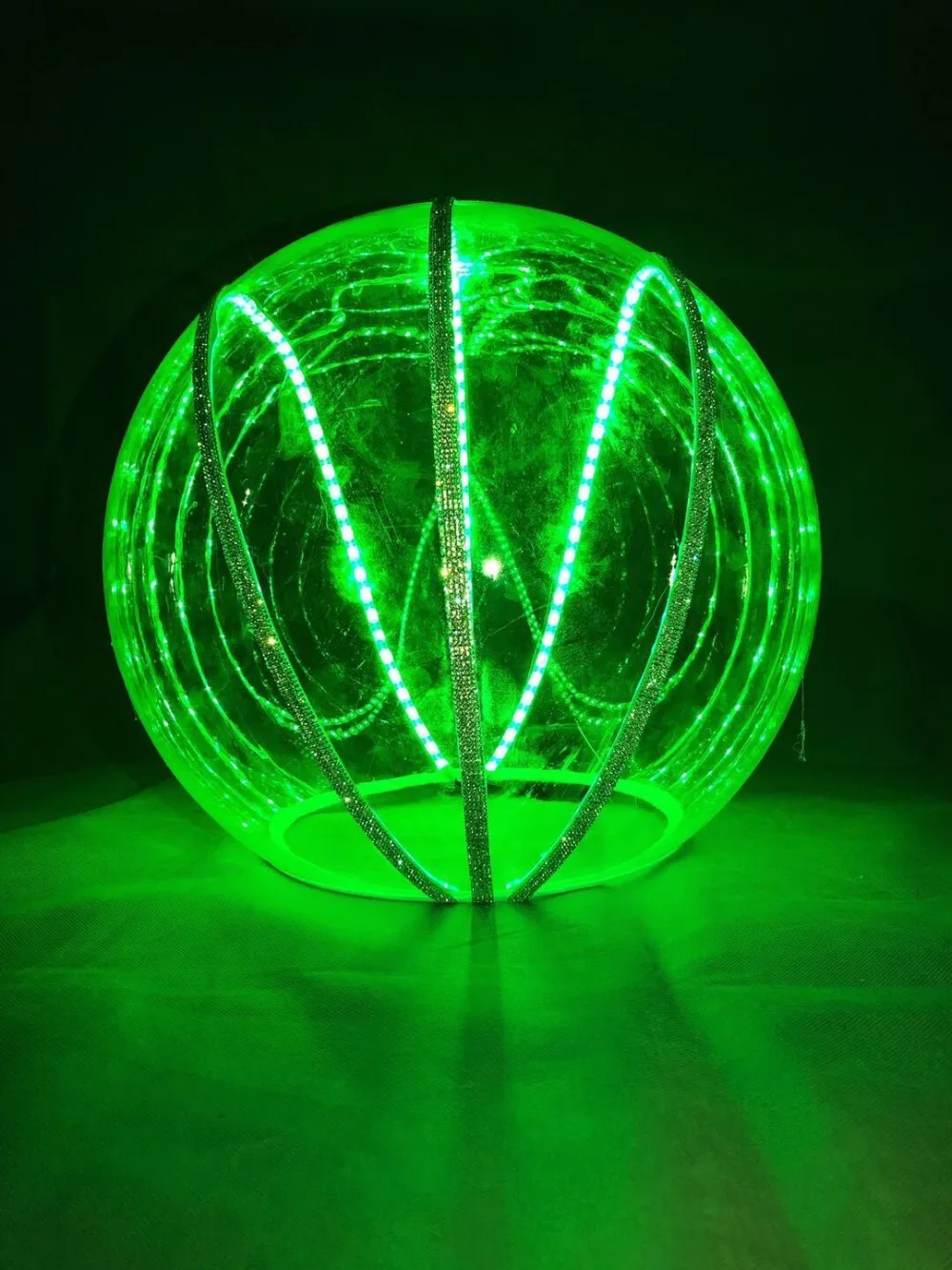 

led helmet lumious hat rgb color change led stage show DJ DS Party light up caps