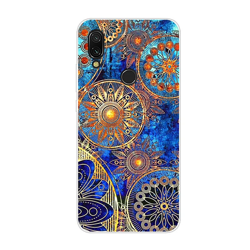 Прозрачный Для xiaomi redmi 7 чехол силиконовый рисунок мягкий ТПУ для xiaomi redmi 7 Чехол 6,26 дюймов snapdragon 632 модель fundas coque бампер - Цвет: Прозрачный