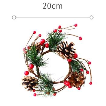 

Artificial Berries Christmas Garland Wreath Christmas Pine Tree Rattan Decor Xmas Decoration For The Home Stairs