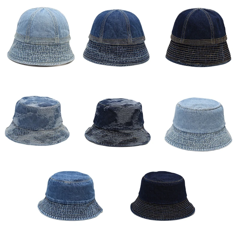 Bucket Hat in Solid Color Fisherman Hat 