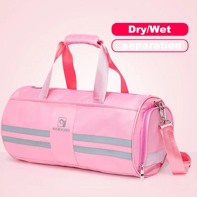 Розовые спортивные сумки Для женщин мужчин спортивная сумка Водонепроницаемый
