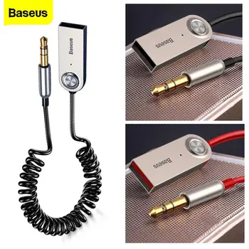 

Baseus BA01 Wireless Bluetooth Receiver 3.5mm Jack Aux Bluetooth 5.0 Adapter USB Audio Music Bluetooth Transmitter for Car