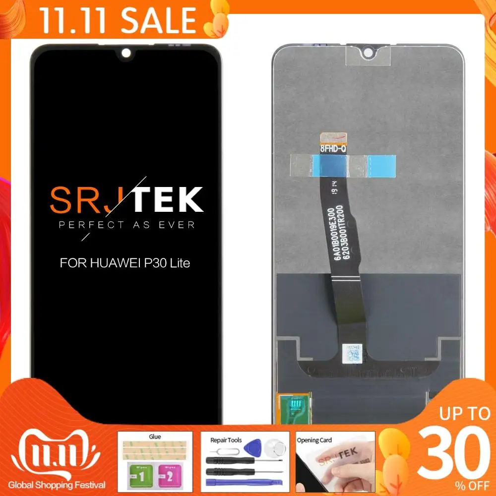

6.15" AAA Original LCD For Huawei P30 lite LCD Display Touch Screen Digitizer Assembly For Huawei Nova 4E LCD Display Replaces