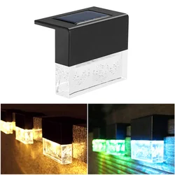 Lampe LED solaire imperméable d'extérieur, luminaire décoratif de paysage, idéal pour un jardin, un plancher, un sentier, des escaliers, un balcon ou une clôture 