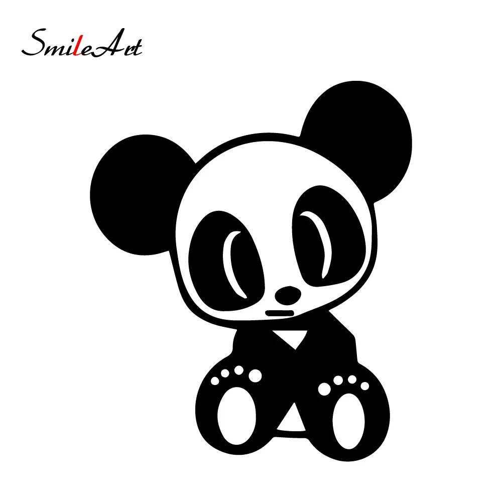 Крутой дизайн панда наклейки для автомобилей Наклейка на авто всепогодный Авто