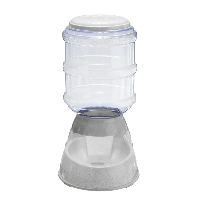 3.8L Large Automatic Pet Food Drink Dispenser Dog Cat Feeder Water Bowl Dish