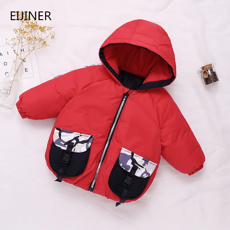 

Kids Winter Jacket Boys Girls Cotton Warm Jacket Children Clothing Hoodie Outerwear Coat Baby Clothes Girls Jackets Snowsuit