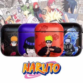 

Designer V Naruto for airpods case anime cartoon for airpod 2 fanda for apple airpods case carbon fiber protective Charge box