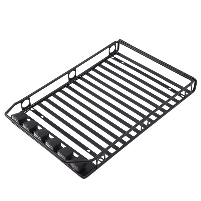 

Metal Roof Rack Luggage Carrier Metal Roof Rack Luggage Carrier with LED Light for 1/10 RC Car RC4WD