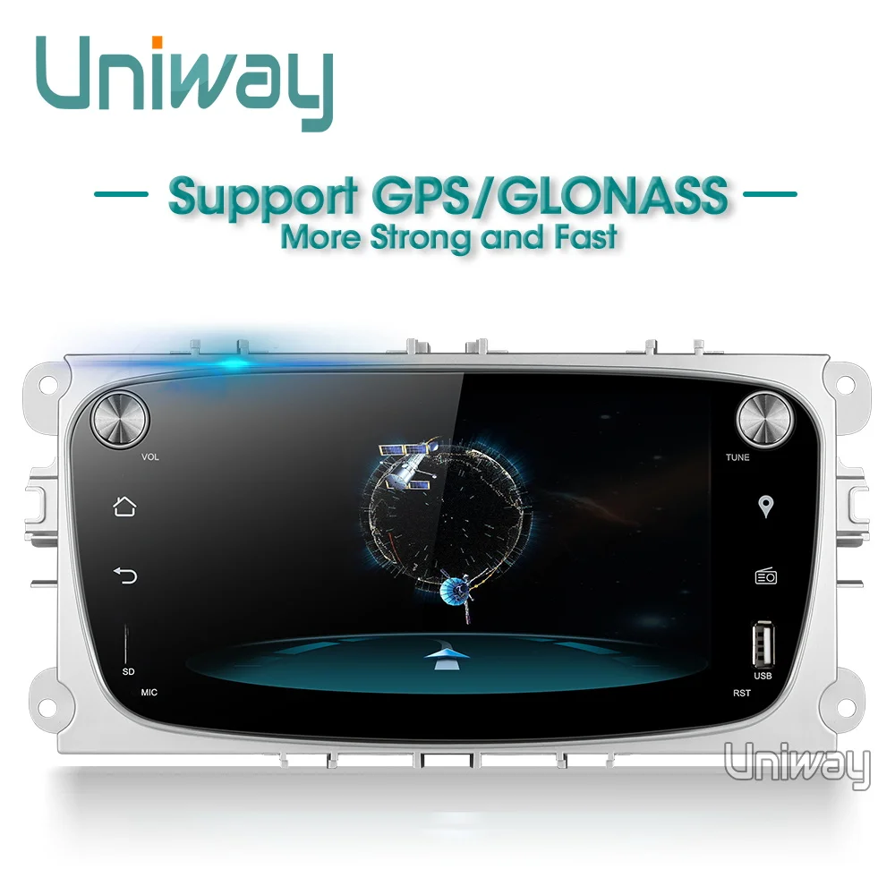Pаспродажа Uniway ALFKS7071 2G + 32G android 8,1 автомобильный dvd для focus ford mondeo ford kuga ford S MAX c maxcar радио