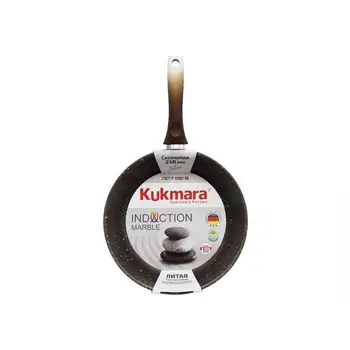 

Frying Pan Kukmara, Marble, Coffee marble, 24 cm, Brown