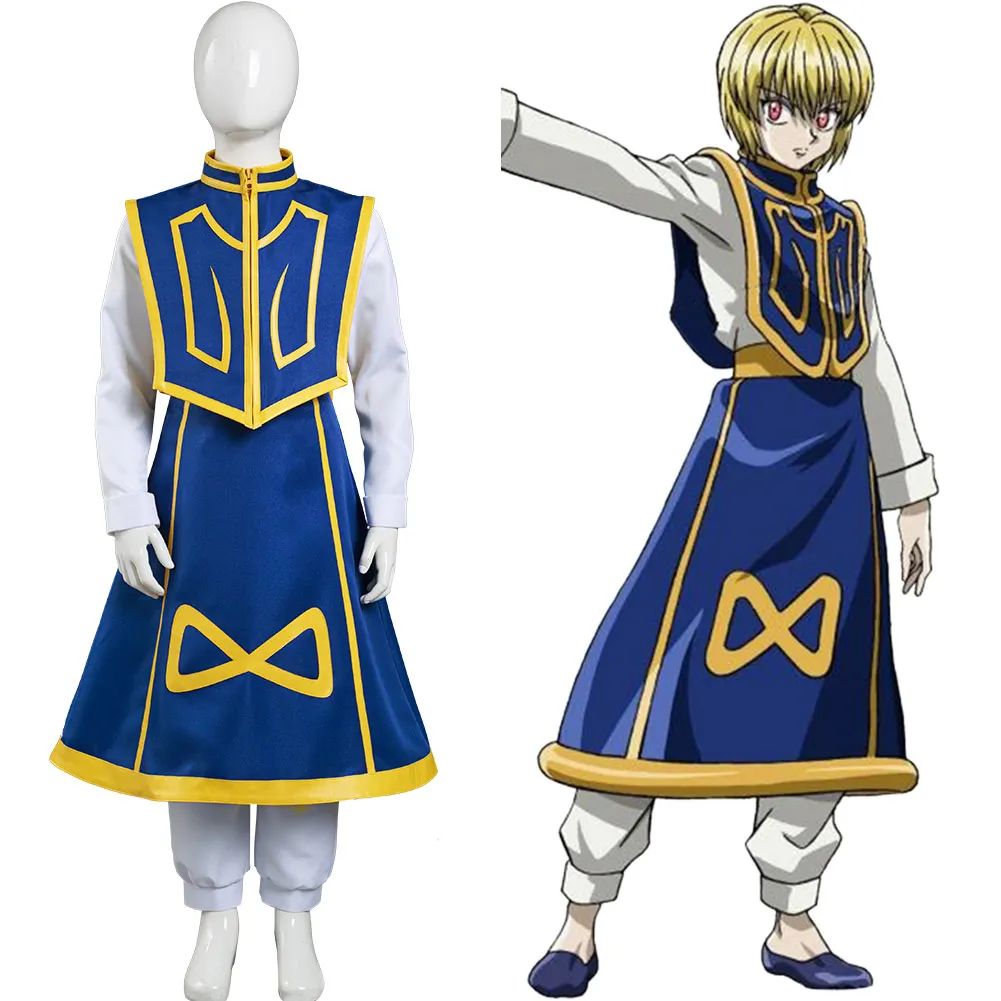 Костюм для косплея Hunter X Курапика штаны накидка полный комплект карнавальный