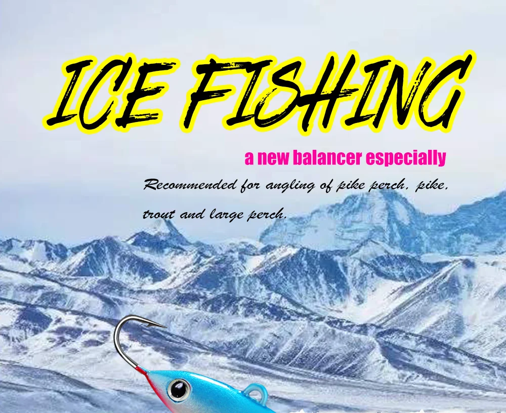 Description Picture 2 of itemFTK 12g 15g 25g Vertical Metal Jig Winter Ice Fishing Lure 3D Eye Hard Artificial Bait Balancer For Fishing Wobblers