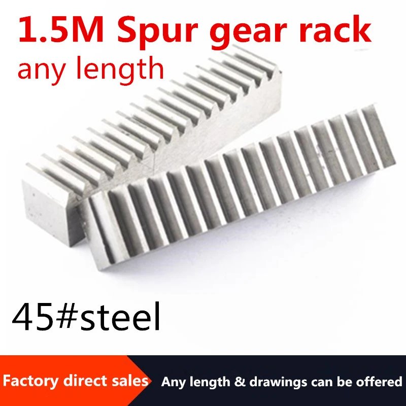 Toothed Rack CNC Machine 1000mm 1.5Mod1515/2020/1616/1717 1000mm Mold Gear Rack Precision CNC Rack Straight Teeth 15-20-1meter Toothed Rack CNC Machine 1000mm 1.5Mod1515/2020/1616/1717 1000mm Mold Gear Rack Precision CNC Rack Straight Teeth 15-20-1meter
