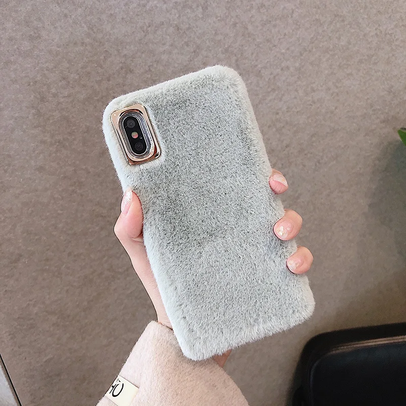 Милый Меховой чехол для huawei Honor View 10 20 Pro V10 V20 Чехол для мобильного телефона huawei Honor 10 Lite 9 V9 Play 9X Pro 9i 10i 20i - Цвет: Green