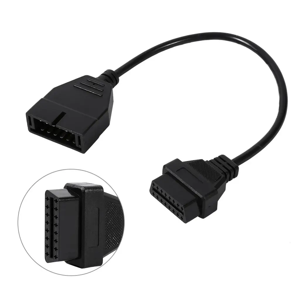 Диагностический кабель OBD2 12 контактов OBD1 16 контактов|Кабели адаптеры и разъемы| |