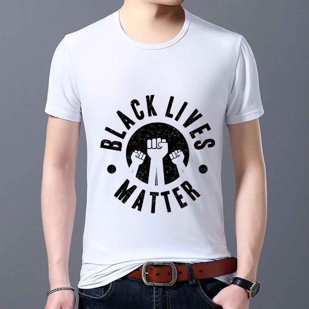 

Men's T-shirt English Letters Simple Printing Street Japanese Students All-match Slim Short-sleeved Shirt Hot Classic