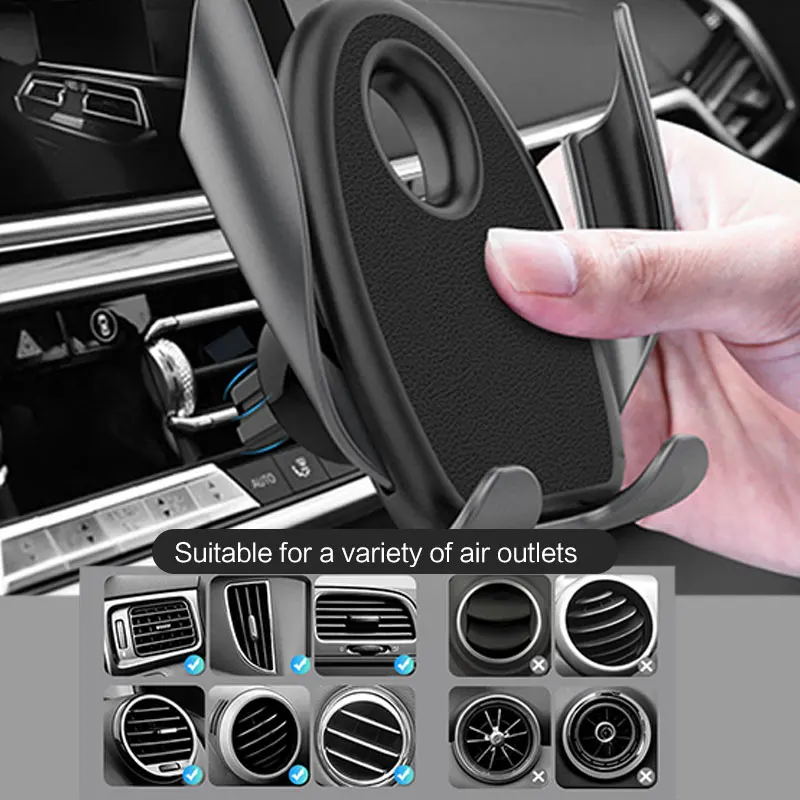Универсальный автомобильный держатель для телефона Air Vent клип крепление сотового телефона Hands Free Колыбель Подставка для 4-6,5 дюймов сотовых телефонов
