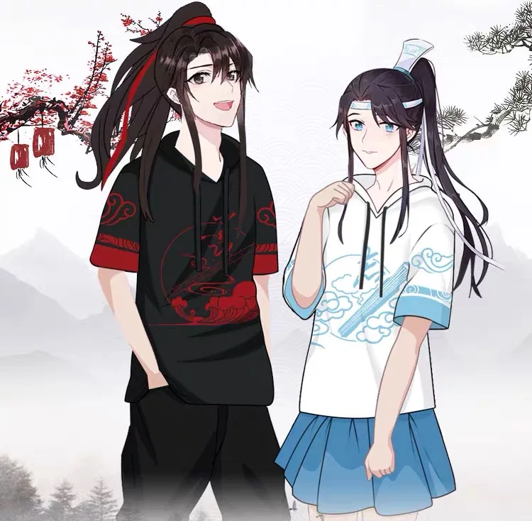 Толстовка унисекс с капюшоном Mo Dao Zu Shi Wei WuXian WangJi BL повседневная для косплея весны