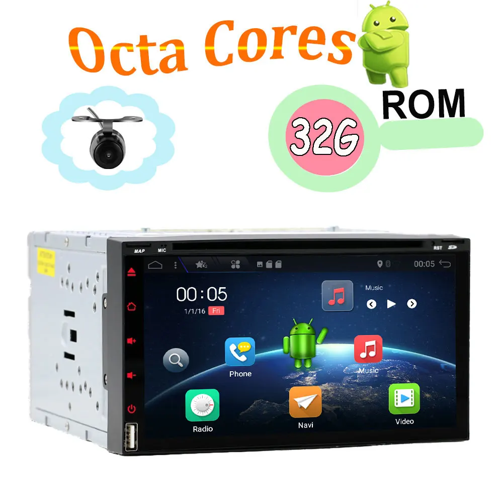 

Octa Core 2 Din Android 9.0 Fit for NISSAN QASHQAI Tiida Car Audio Stereo Radio GPS TV 4G WiFi dvd automotivo Universal