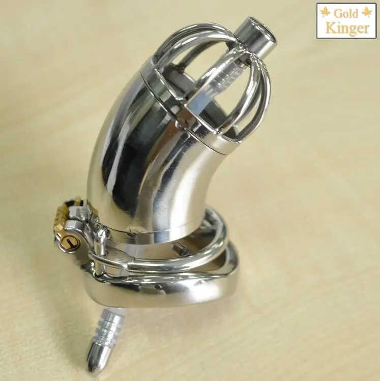 Новейший спящий замок большой мужской из нержавеющей стали петух клетка