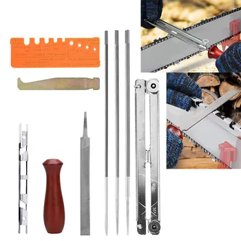 

#20 1 Set Chainsaw Chain Saw Sharpening Kit Chainsaw File Tool Set Guide Bar File Home improvement Hand Tools Dropshipping