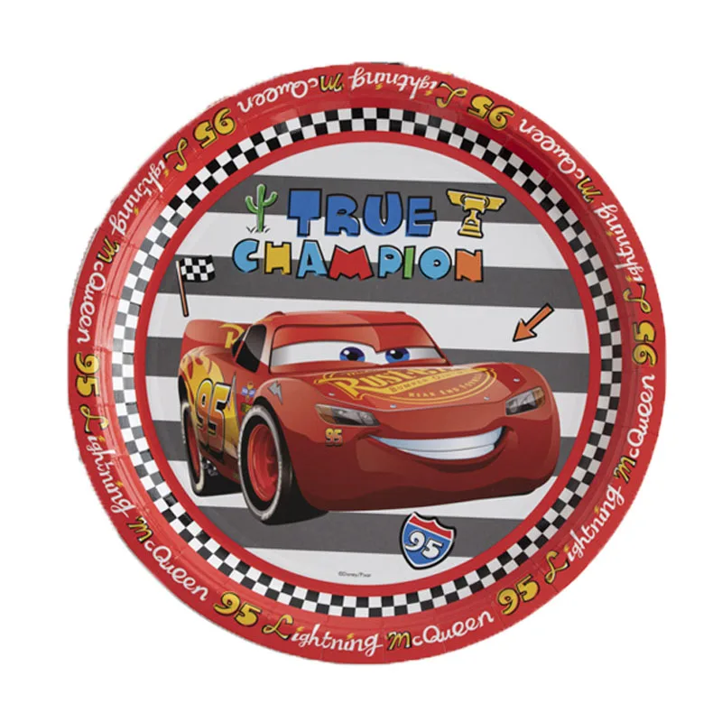 Disney Lightning McQueen Cars Theme Party Supplies Set Theme Kid Birthday Party Decor Family Party Baby Shower Supplies