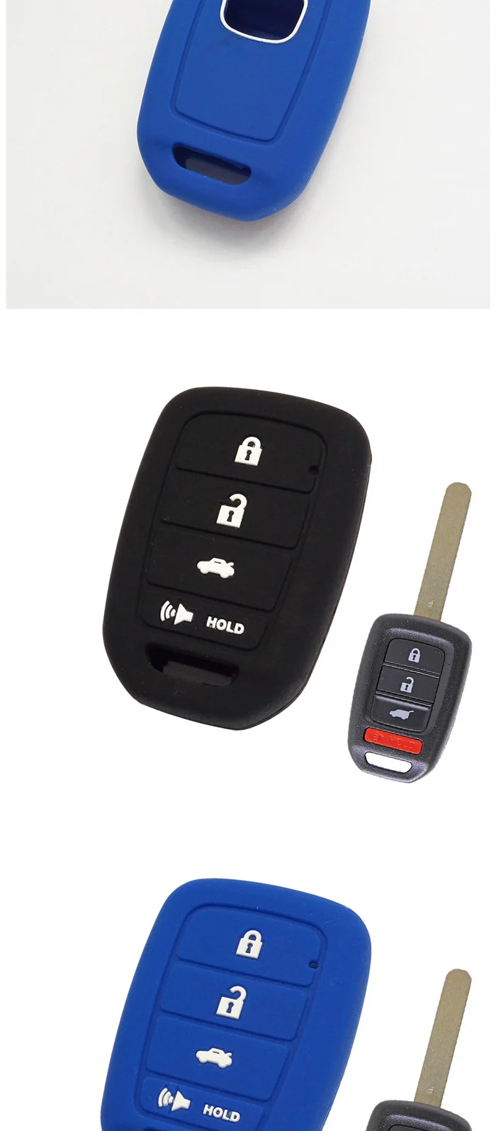 Cover In Silicone Per Telecomando Honda HR-V Vezel, Jazz, City, Civic, Accord - Protezione Anti Graffi - Foto 7