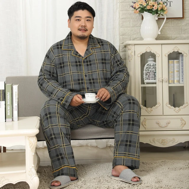 Pyjama carreaux en coton pour homme • Tous en Pyjama !