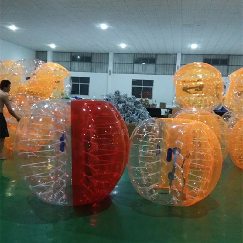 Free Shipping 1.5m Inflatable Bubble Soccer Ball Bumper Footall Plastic