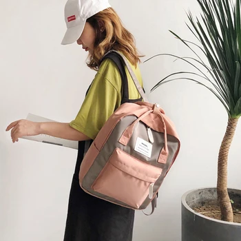 

Women Fashion Backpack Bagpack School Bags For Teenage Girls High Quality Nylon Laptop Rucksack Shoulder Bag Mujer Mochila