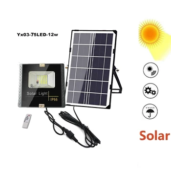 

100/75 Led Solar light lamp floodlight LED Power Wall LED Outdoor Energy Saving Street Yard Path Home Garden Security Lamp indoo