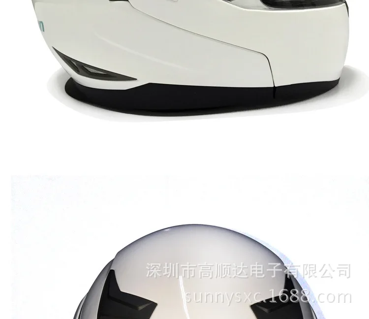 Bluetooth шлем Встроенный Bluetooth гарнитура Поддержка домофон музыка Hands-free Телефон мотоцикл модульный шлем