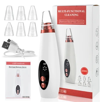 

Blackhead Remover Face Pore Vacuum Skin Care Acne Pore Cleaner Pimple Removal Vacuum Suction Tools aspirateur a point noir