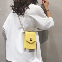 2019 новая Корейская версия каменной цепи сумка на плечо модная Джокер натянутая маленькая квадратная сумка