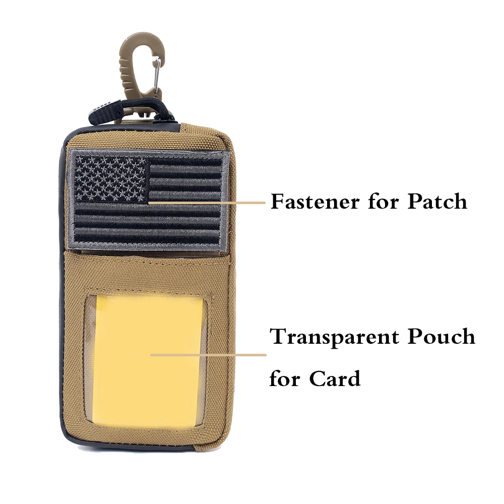 1000D Тактический держатель для карт военный кошелек Molle поясная сумка для денег с зажимом охотничий EDC пакет кошелек аксессуар сумка
