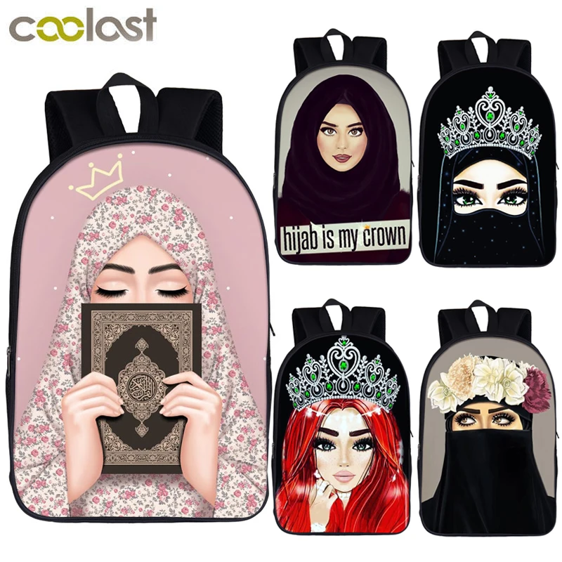 School-Bags Kids Bookbag Teenager Girls Student Children Woman in Gril Face Backpack