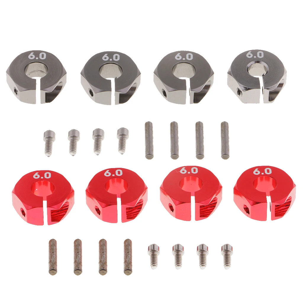 MagiDeal 12x5mm Wheel Hex Hub Pins Drive Adapter for 1/10 Traxxas Slash RC Car Truck Accs