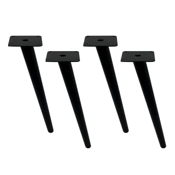 

4pcs Oblique Tapered Chair TV Cabinet Sofa Table Couch Furniture Leg Anti Slip Replacement Parts Increase Height Hardware Home