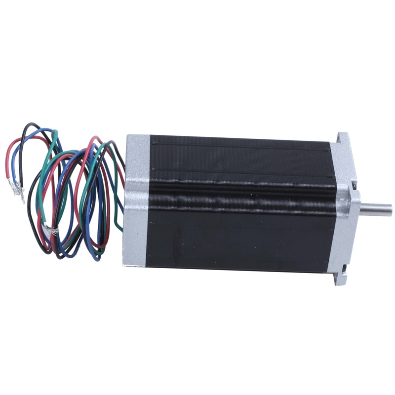 Шаговый двигатель 112X57 мм высокий крутящий момент 3.0A 3Nm двухфазный 4-провод одноосевой 24V шаговый двигатель