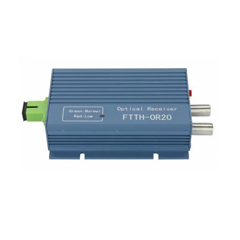 CATV Receiver FTTH AGC Micro SC APC Simplex Connector with 2 output port for PON FTTH 3