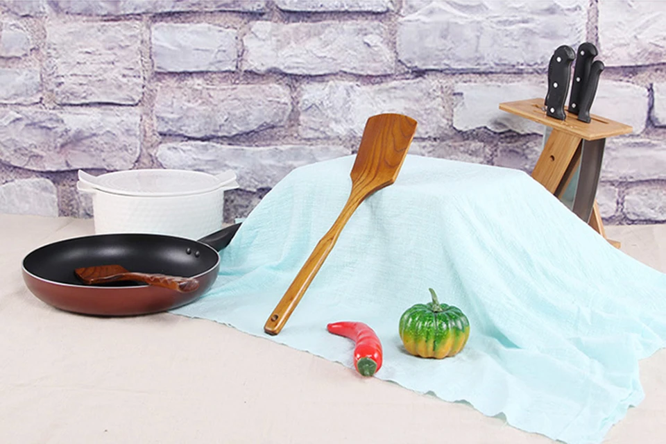Натуральная деревянная лопатка для переворачивания лопатки для вока кухонная утварь столовая еда эко антипригарная Лопата для кухонных принадлежностей кухонная посуда