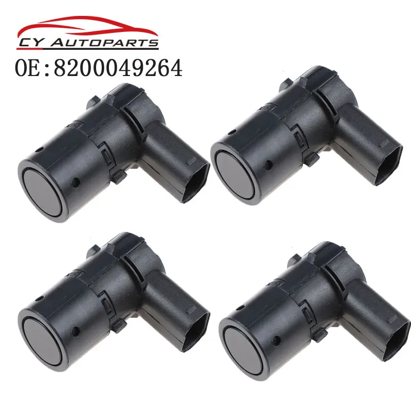 

YAOPEI 4PCS 8200049264 Parking Sensor For Renault Citroen Peugeot Saab 9-5 Black