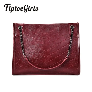 

Female Leather Big Handbags Designer Women Messenger Bags Ladies Casual Tote Bags Vintage Thread Buckle Women Shoulder Bag