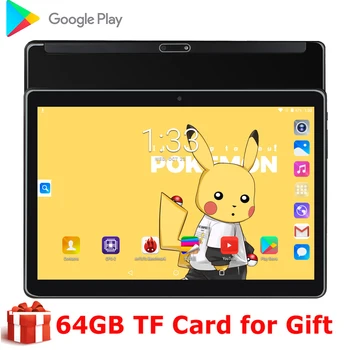 

10 Inch Tablet Pc 3G Dual SIM Phone Call Android 9.0 1280x800 IPS WiFi FM Bluetooth Smart Kids Gift Tablets 10.1 Google play