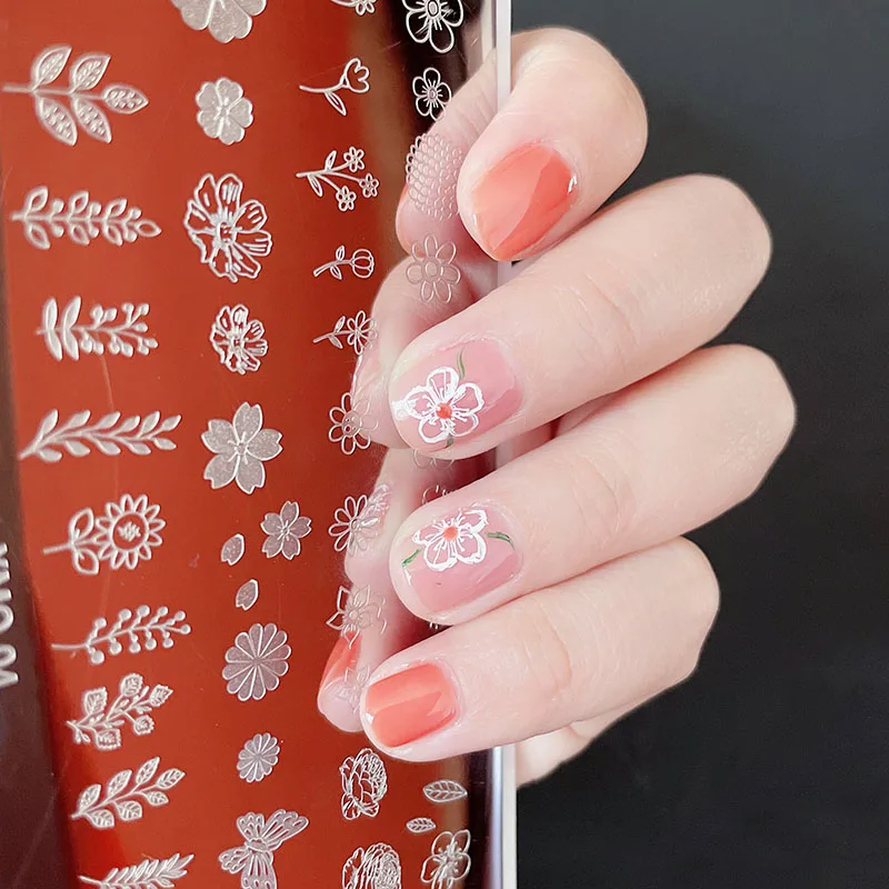 XMQ 스틸 네일 아트 스탬핑 플레이트 템플릿 레이스 이미지 플레이트 Mikey Chinses 새해 네일 인쇄 도구 6*12cm