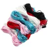 Cute-idea 10m/lot Colorful Nylon Cord 1.5mm  DIY Baby Teether Pacifier Clip Toy Accessories Bracelet Braided String Baby Goods 4
